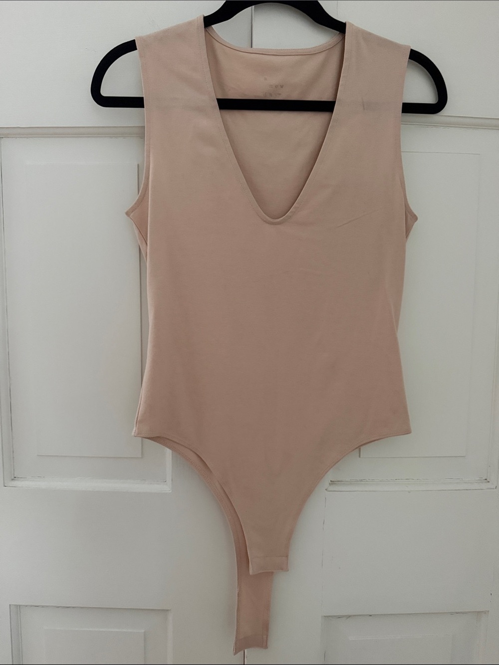 a new day Blush Sleeveless V-Neck Bodysuit